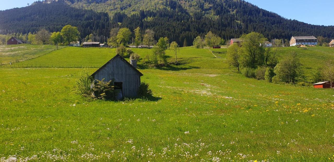 New And Exclusive Cottage In Voss With A Great View Skulestadmo Exteriör bild